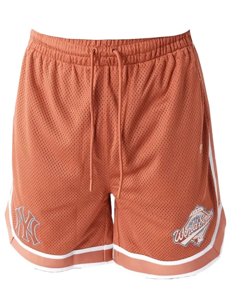 NEW ERA Pantaloni albastru deschis / maro deschis alb