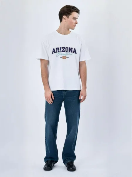 TEESHOPPEN Top T-shirts alb