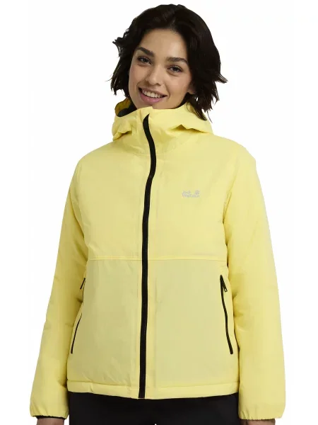 Зимова куртка Jack Wolfskin Pamir jkt w синтетичний жовтий