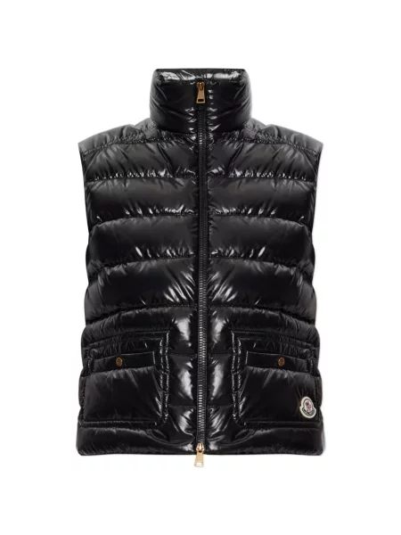 Matlasat vestă Moncler negru