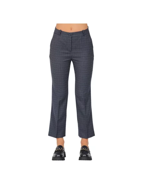 Spodnie Rosso35 dzwony niebieskie