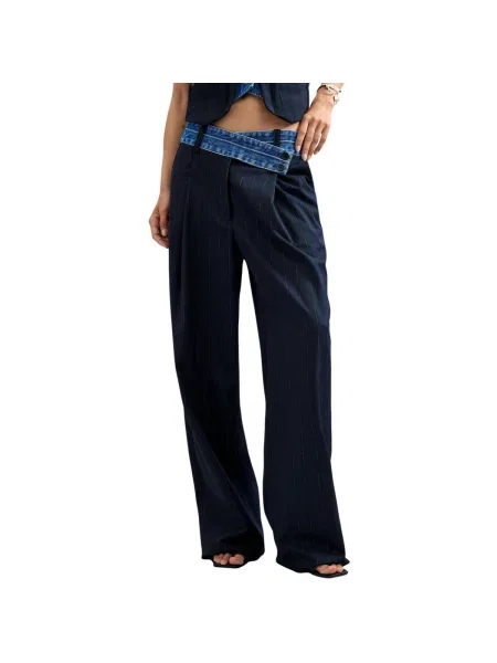 Pantaloni Desigual albastru