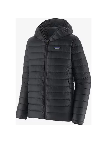 Kurtka z kapturem Patagonia Down Classic Logo XS czarna