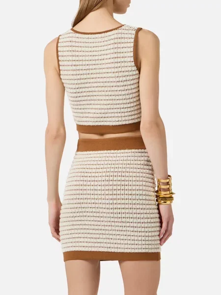 Топ Elisabetta Franchi бежевий