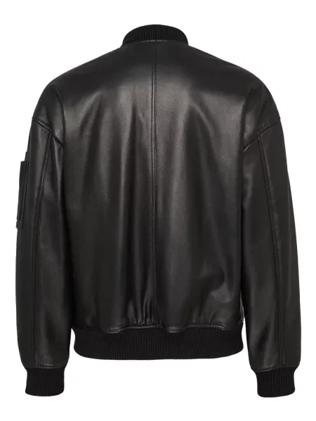 Odinė striukė Dsquared2 juoda