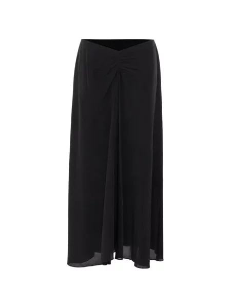 Fustă Isabel Marant cu volane negru