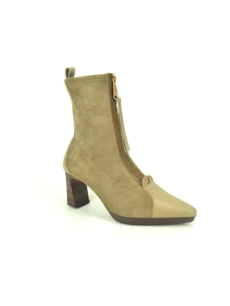 Buty do kostki Hispanitas skórzane szare