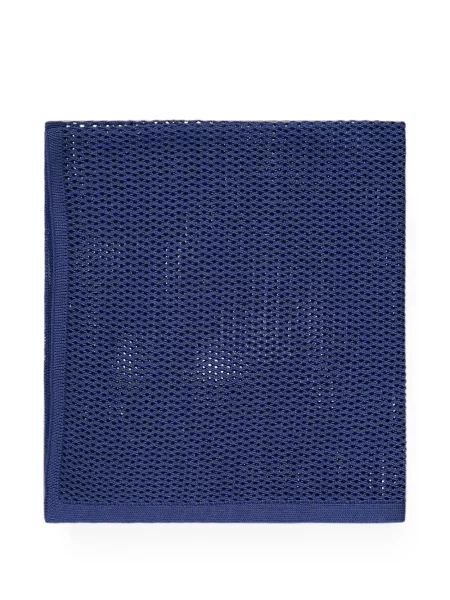 Cravată Zegna tricotate albastru