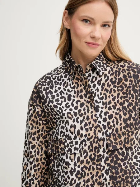 Сорочка OUI relaxed класичний комір чорний