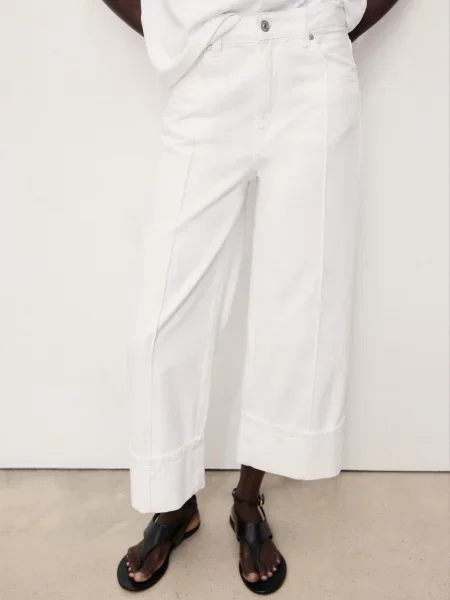 Прямі джинси MANGO білий