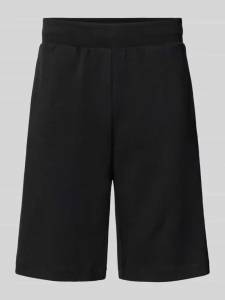 Szorty z elastycznym pasem Ea7 Emporio Armani czarne