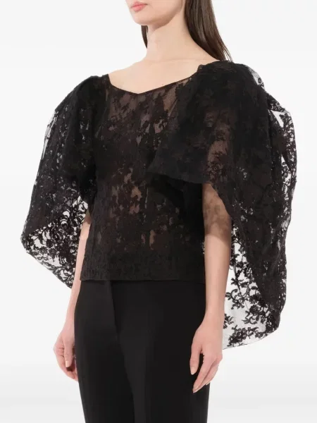 Tricou Givenchy din dantelă negru