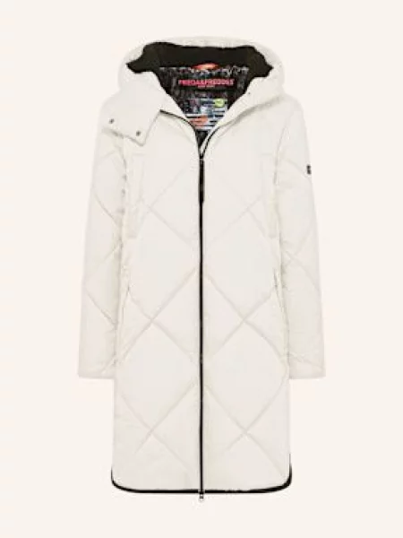 Frieda & Freddies Prošívaný Kabát Richelle krémová