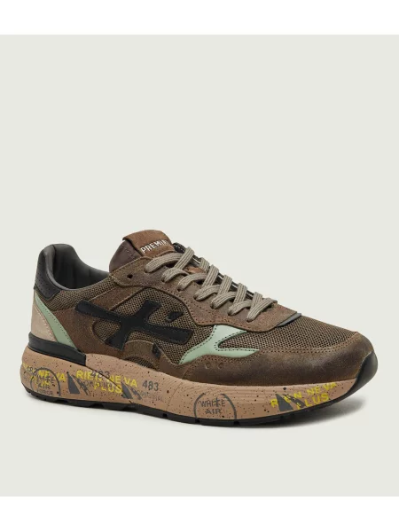 Premiata Sneakers Mick | piele întoarsă maro