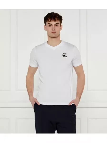 Karl Lagerfeld Tricou alb