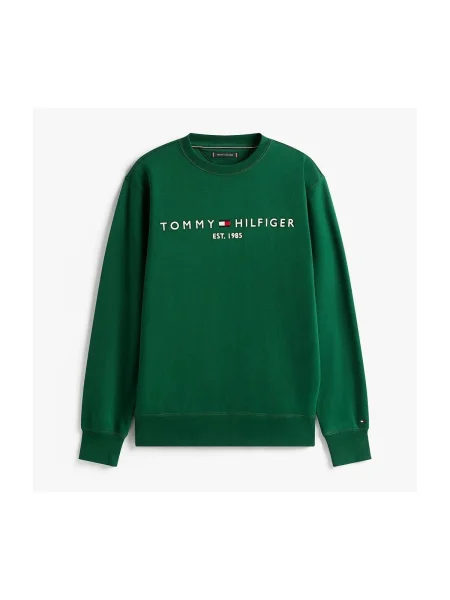 Hanorac Tommy Hilfiger cu autograf verde