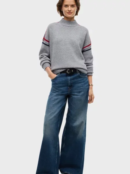 Вовняний светр Tommy Hilfiger сірий