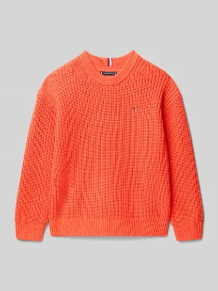 Sweter z dzianiny kroju regular fit z mieszanki bawełny Tommy Hilfiger Teens