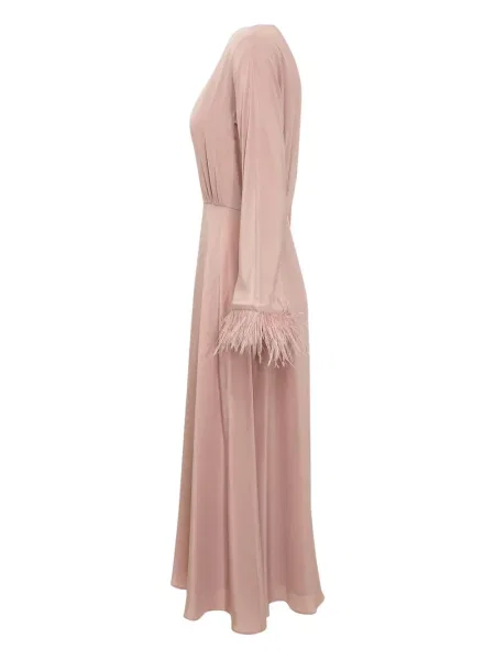 Sukienka midi Max Mara do kolan garniturowa różowa