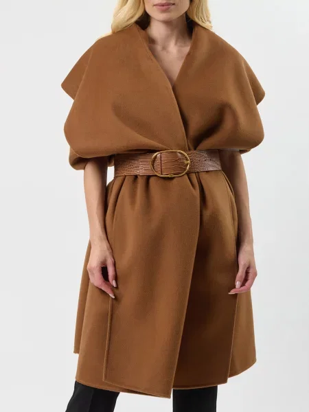 Пальто Elisabetta Franchi коричневое