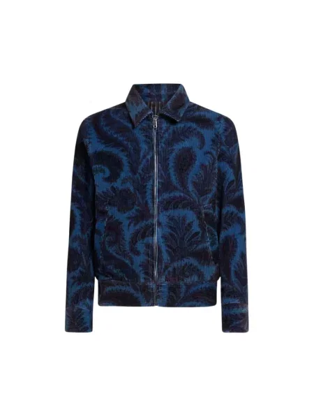Kurtka bomber Etro niebieski