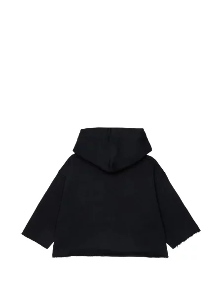 Bluza z kapturem dziecięca Mm6 Maison Margiela czarna