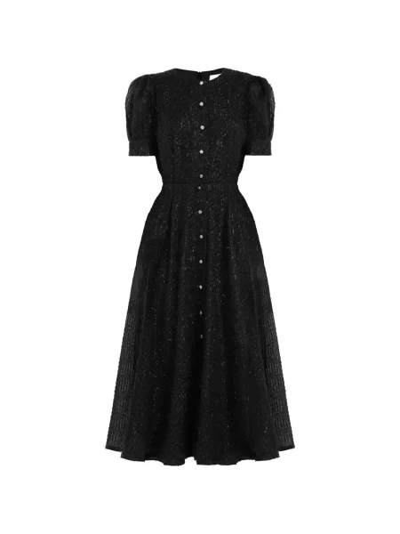Rochie midi Post Meridiem până la genunchi de costum negru