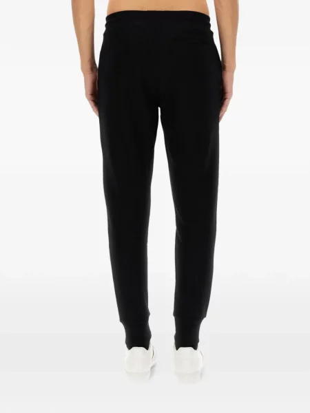 Pantaloni Ps Paul Smith cu model zebră alergare negru
