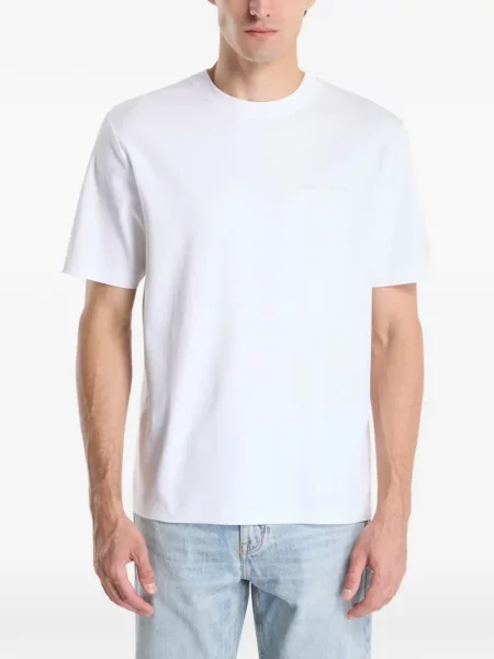 Tricou Samsøe Samsøe cu autograf alb
