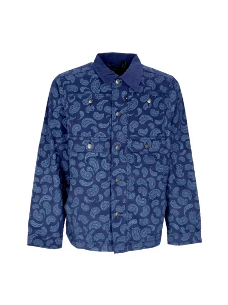 Kurtka The Hundreds z wzorem paisley niebieska