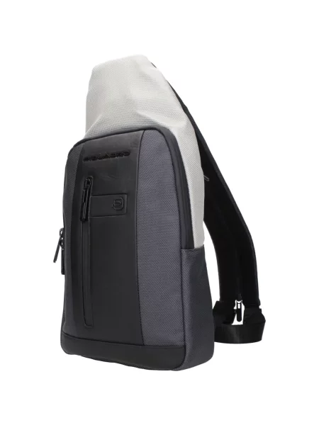 Rucsac Piquadro cu autograf gri