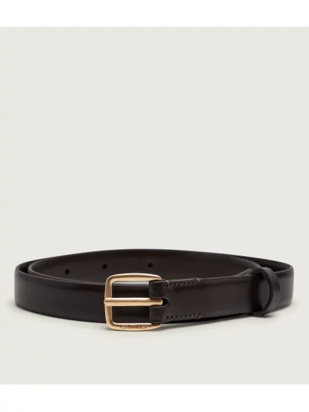 Curea Calvin Klein Essential Buckle închis maro