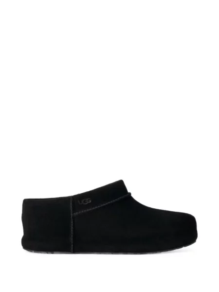 Papuci tip mules Ugg din piele de oaie negru