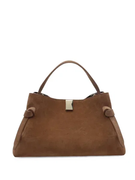 Geantă shopper Yuzefi din piele maro