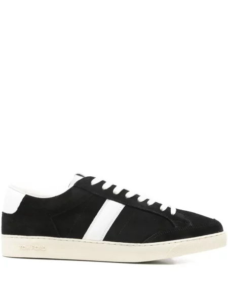 Sneakerși Tom Ford cu dungi negru