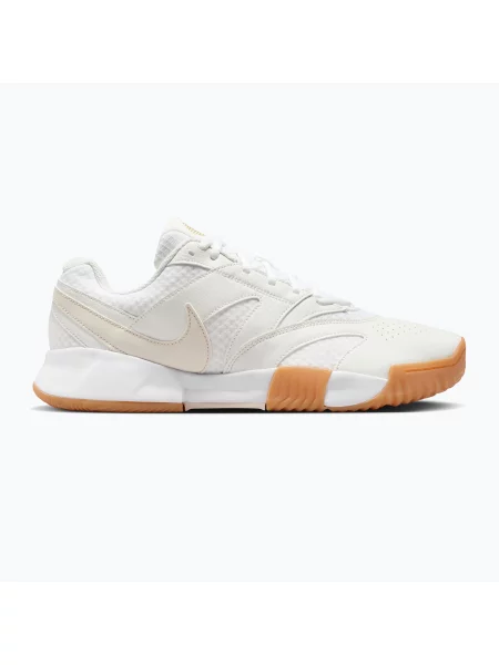 Încălțăminte de tenis pentru bărbați Nike Court Lite 4 White/Summit White/Linen/Light Orewood Brown alb