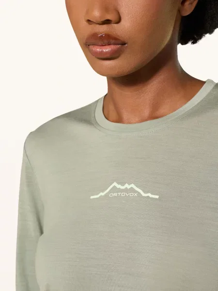 Ortovox Funkční Tričko Cool Mountain S Merino Vlnou zelená