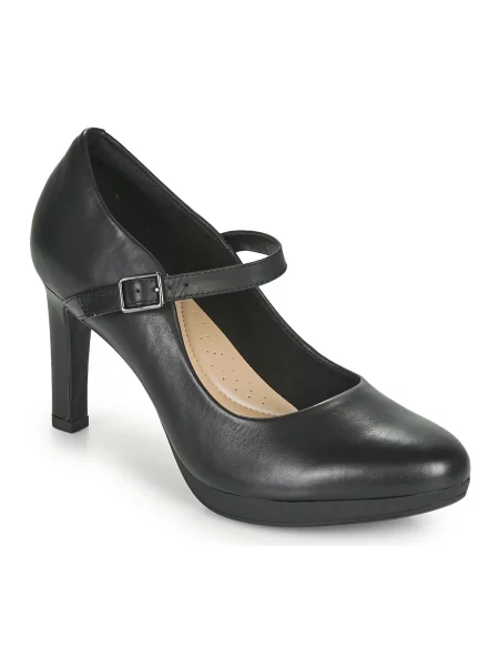 Félcipő Clarks fekete