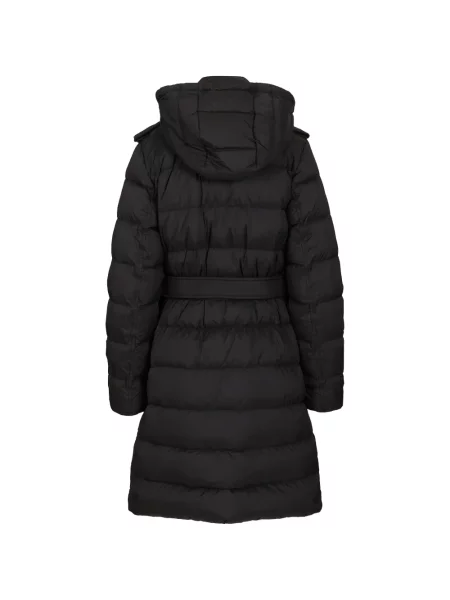 Matlasat palton Burberry negru