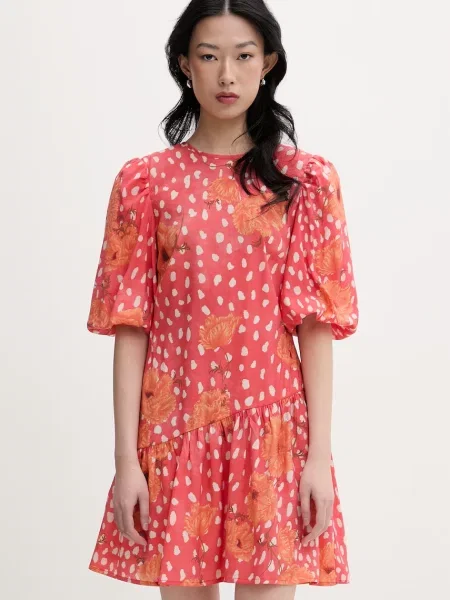 Never Fully Dressed sukienka letnia z różowa
