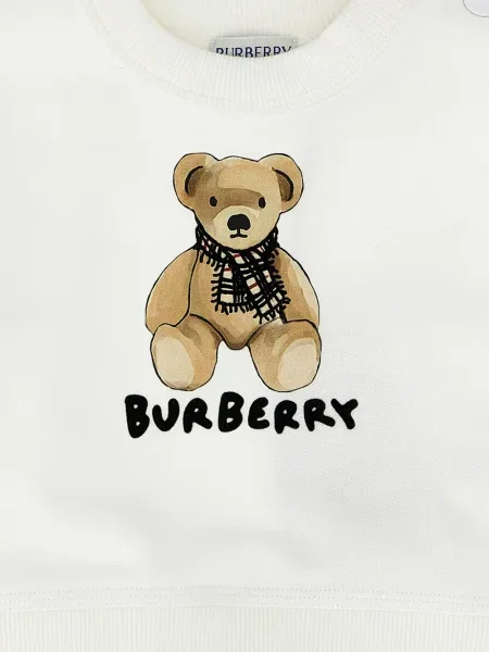 Bluza dziecięca Burberry biała