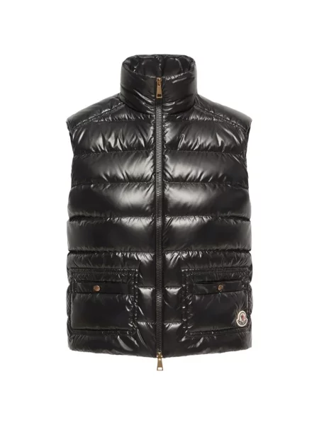 Páperová vesta Moncler čierna