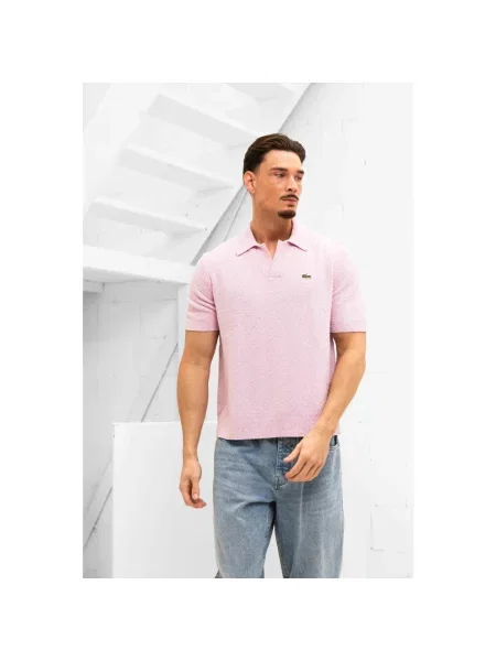Koszulka polo Lacoste różowa