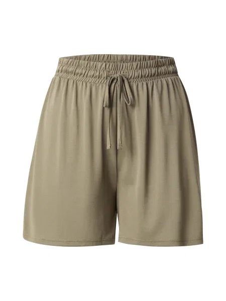 PIECES Pantaloni PCANORA oliv verde