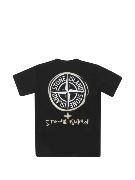 Koszulka dziecięca Stone Island czarna