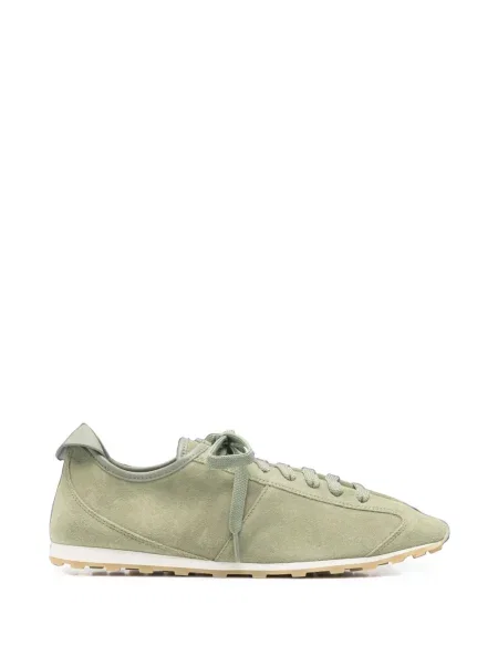Pantofi tenis Jacquemus cu șireturi din piele de căprioară tenis verde