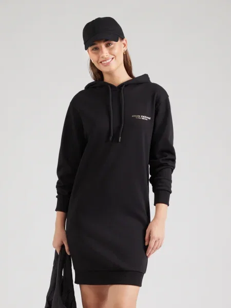 ARMANI EXCHANGE Rochie auriu negru