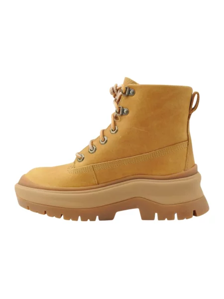 Botki Timberland skórzane brązowe