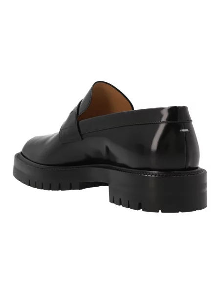Półbuty Maison Margiela skórzane czarne