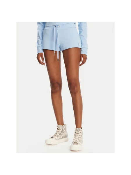 Juicy Couture Αθλητικό σορτς Γαλάζιο Loose Fit μπλε